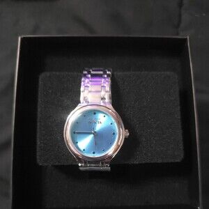 Invicta women's watch with blue dial and silver bracelet Wildflower model 50608